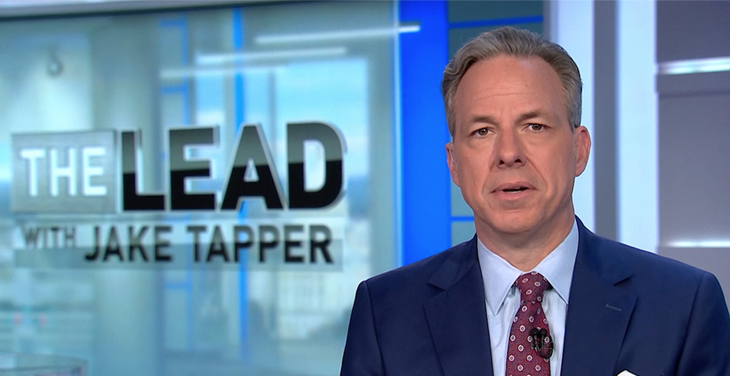 A photo of Jake Tapper on set