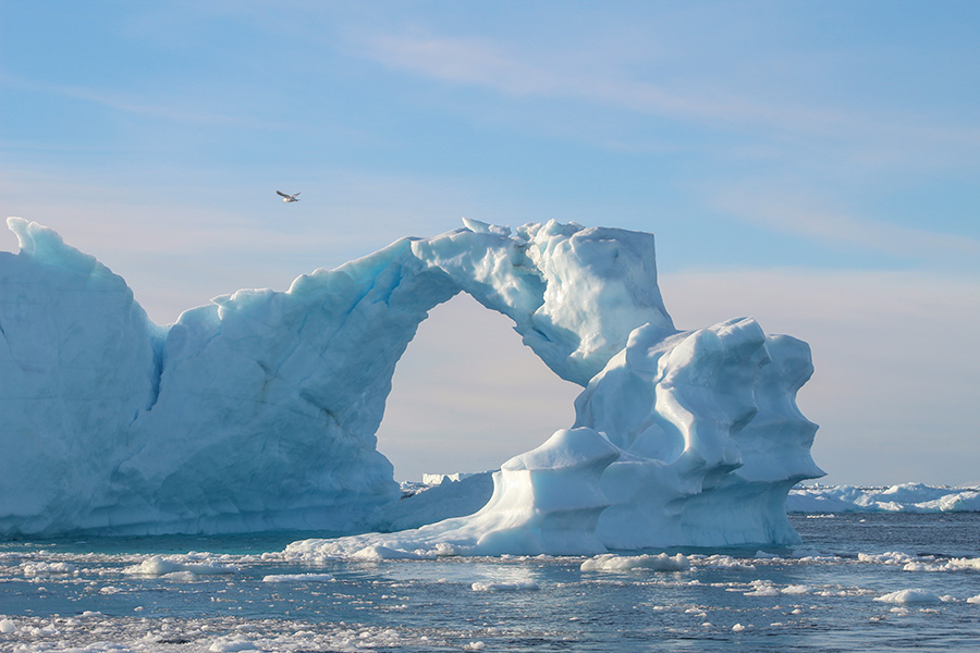 melting glacier