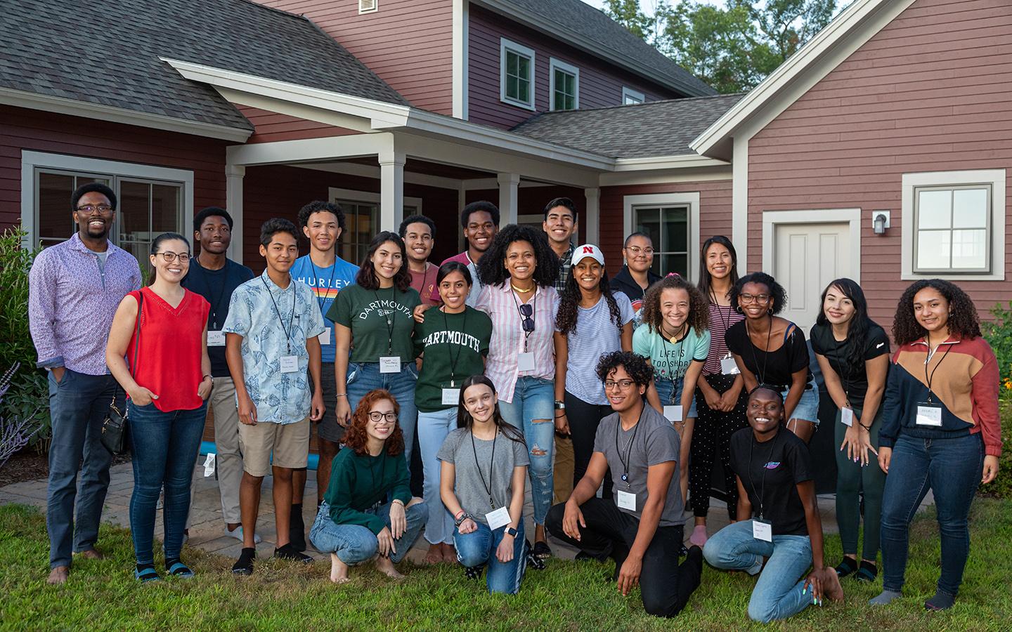 Professor Craig Sutton and students in the E.E. Just program.