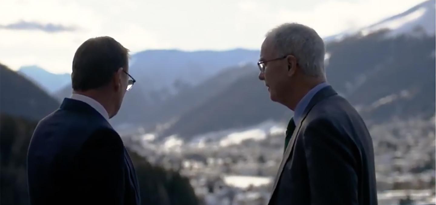 Philip Hanlon in Davos