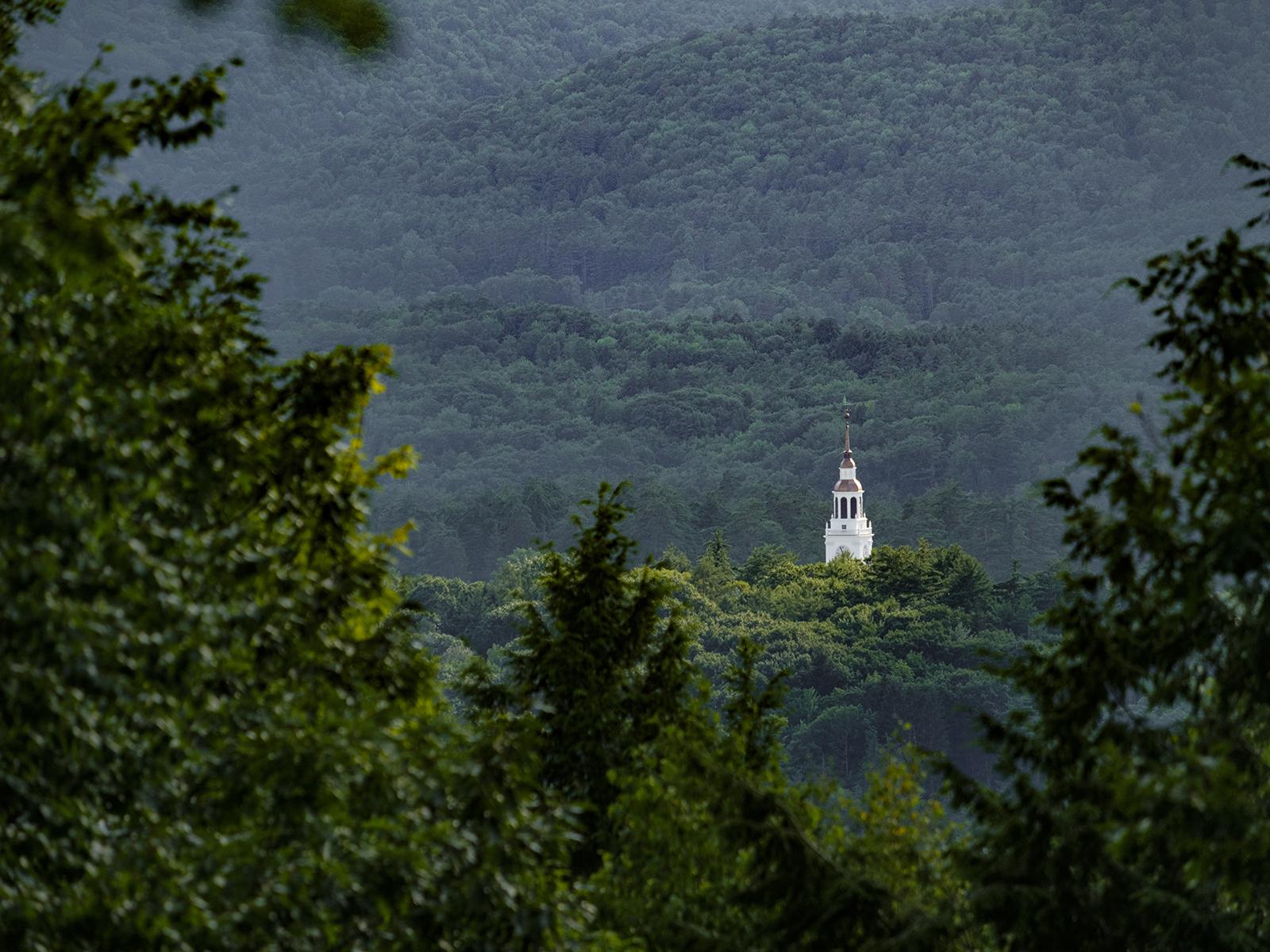 Baker tower in the trees