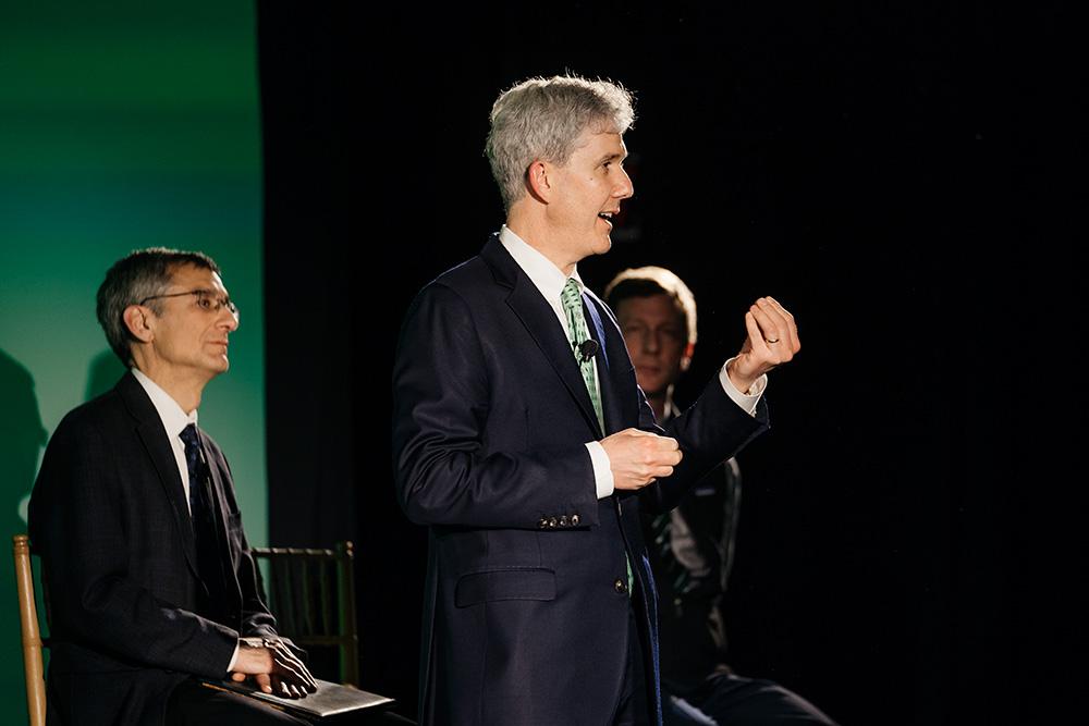 Dean Matthew Slaughter talks about Tuck's role in Dartmouth's Call to Lead campaign.