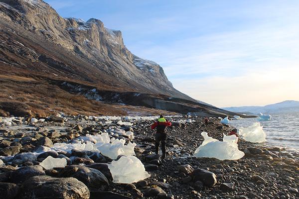 Shoreline in Greenland